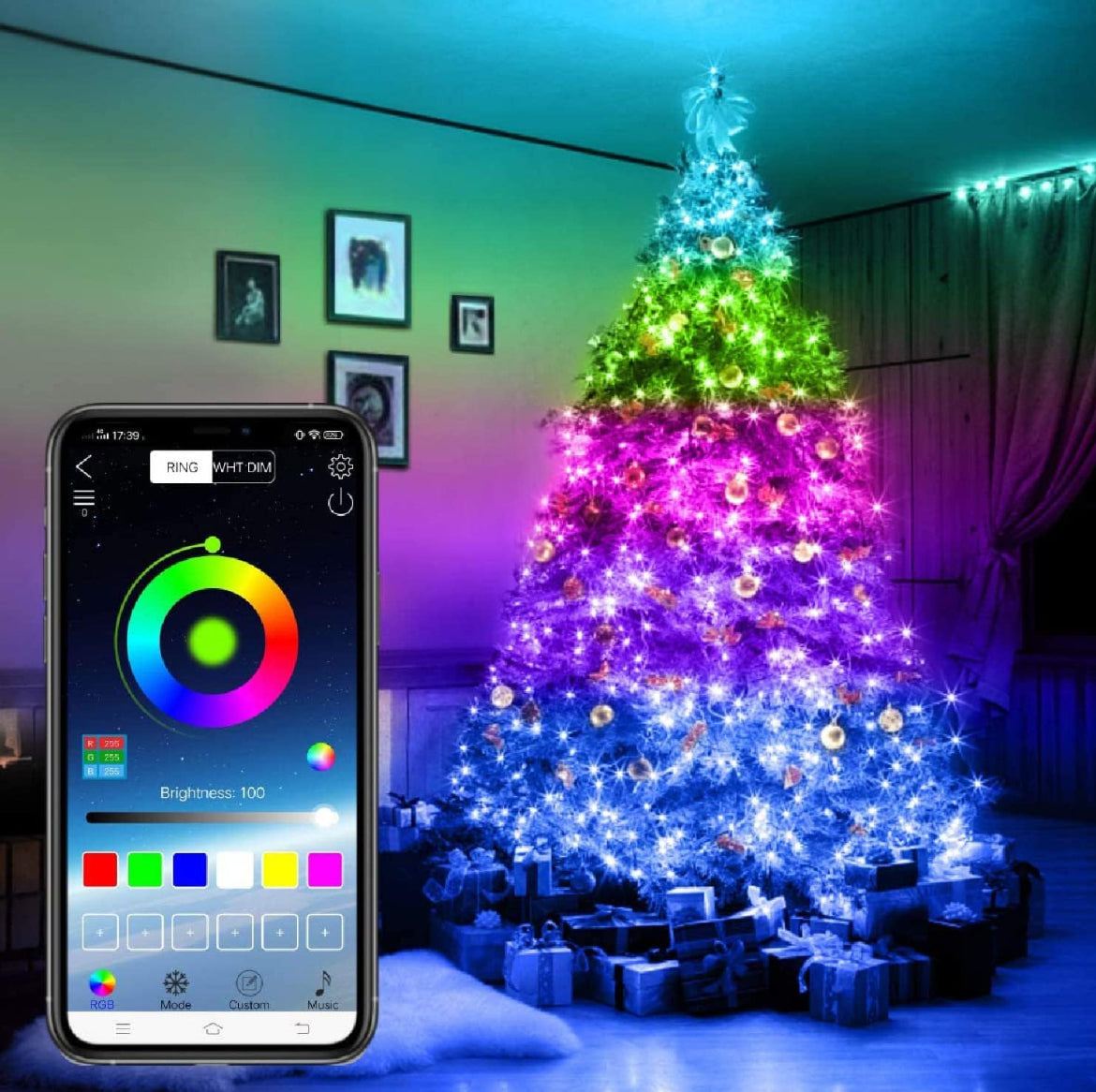 Luci Natalizie a LED Controllate da App | BeSmart™