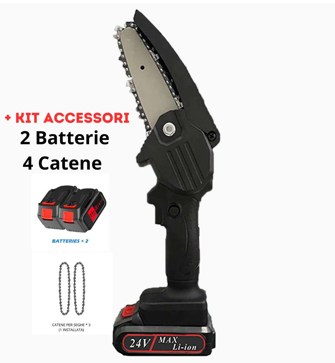 Mini Motosega Portatile a Batteria 4 Pollici | BeSmart™