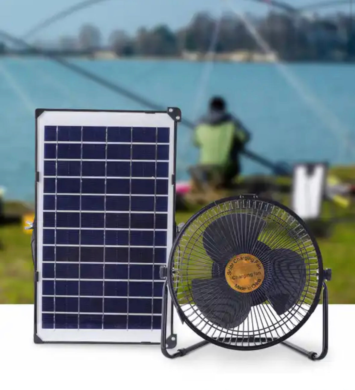 Tragbarer Ventilator mit Solarpanel | BeSmart™