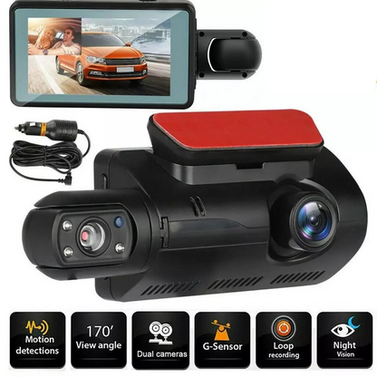 DVR Dash cam 1440P doppia inquadratura | BeSmart™